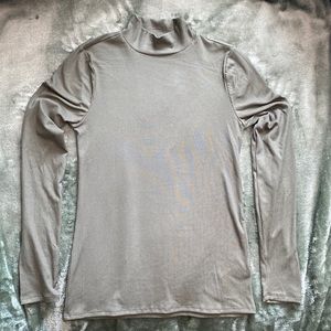 Navy Green Long sleeve turtle neck